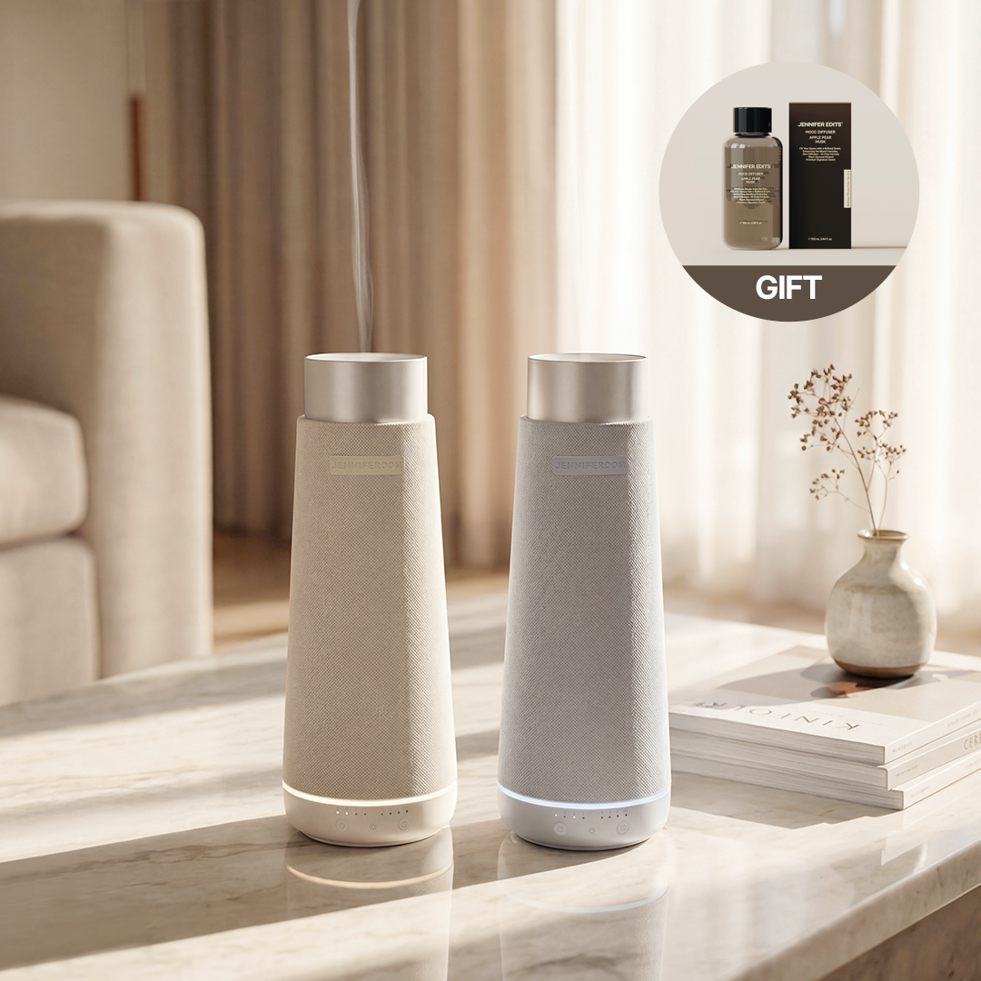 [용액 100ml 증정] 아로마 사운드 디퓨저 타워 2Color