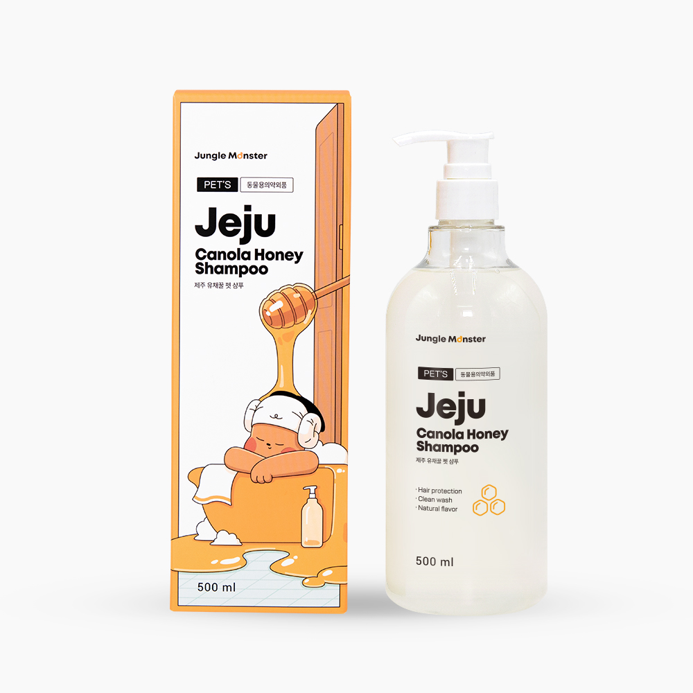 강아지 고양이 보습 진정 유채꿀 샴푸 500ml
