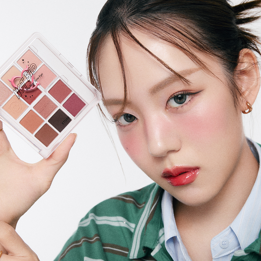 낫배드 컬렉션 (마이 베스트 톤 아이 팔레트/하트팝 블러셔/오버 글로이 틴트/컬러 래스팅 글로우 스틱) 상품 이미지 3