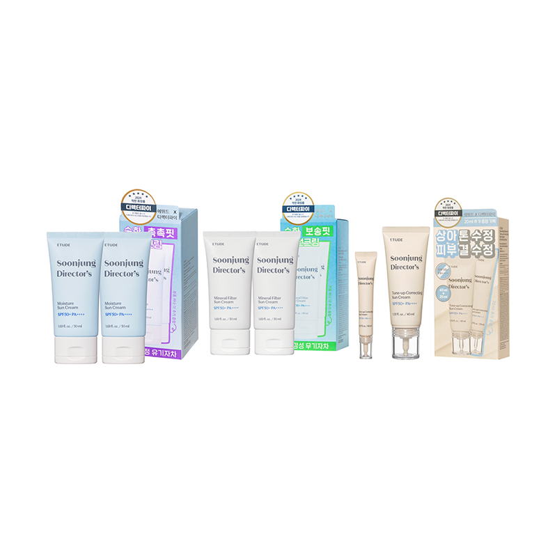 순정 디렉터 선크림 (톤업 수정/수분/무기자차)
