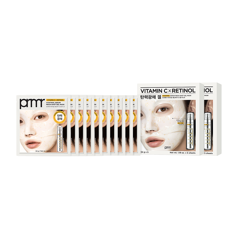 [더블] 비타티놀 세럼 메가샷 마스크세트 34g*5매X2개(총 10매) 상품 이미지 6