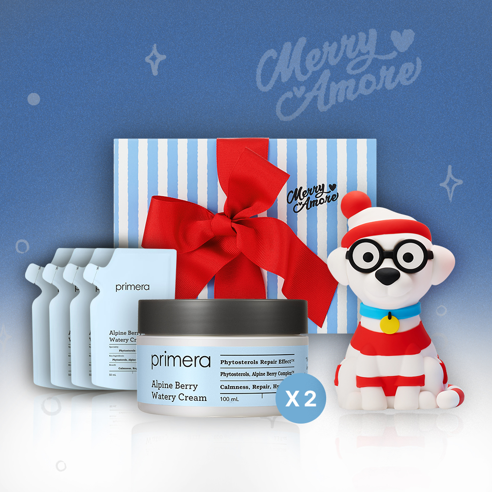 알파인베리 워터리 크림 100ml*2입 + 월리 우프 무드등 