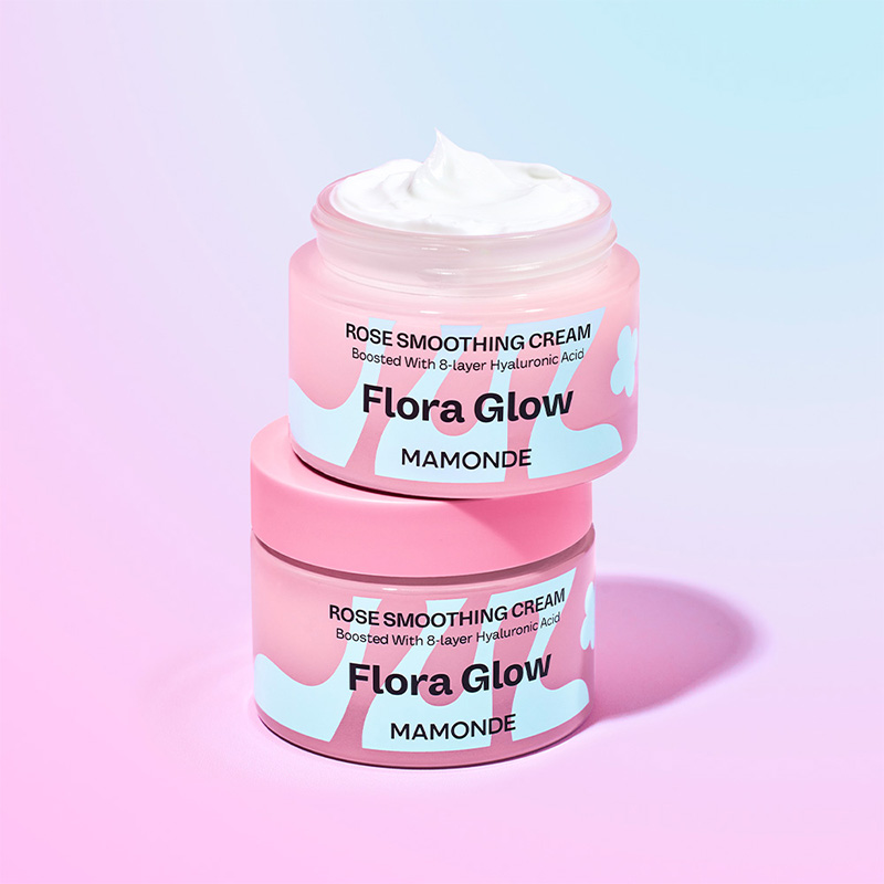 플로라 글로우 로즈 스무딩 크림 50ml 상품 이미지 3