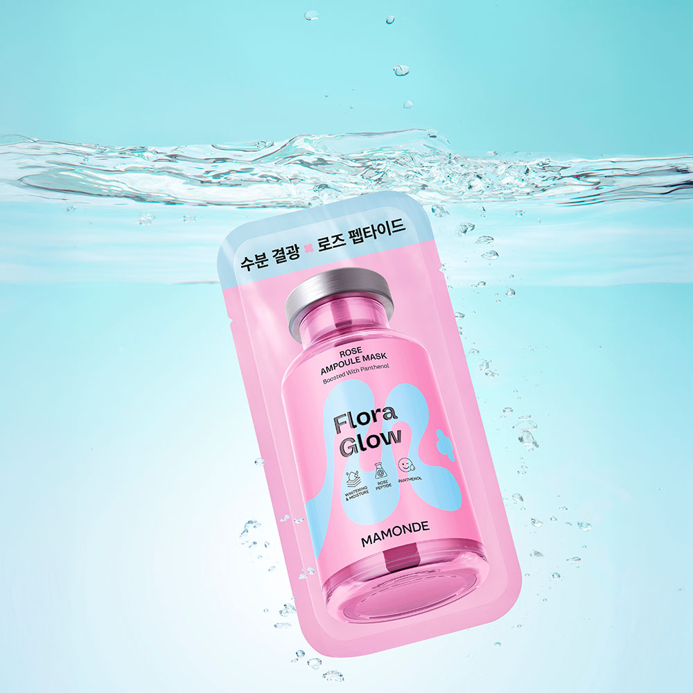 ★아세페특가★ [1매] 플로라 글로우 로즈 앰플 마스크팩 23ml