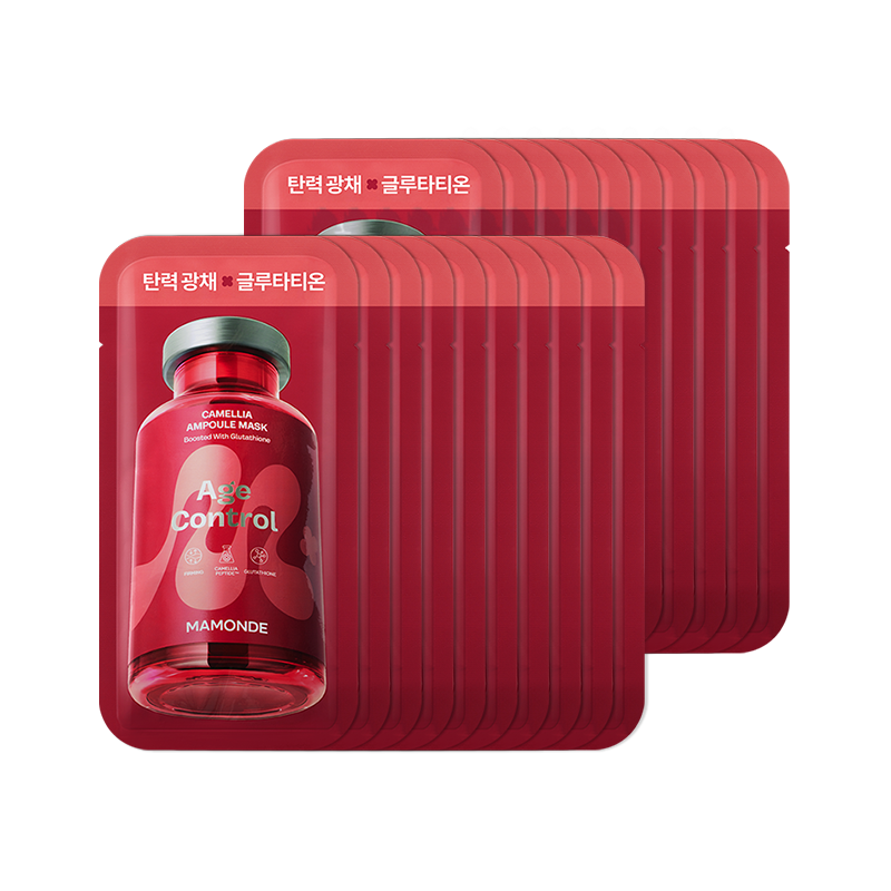 [10+10] 에이지 컨트롤 카멜리아 앰플 마스크팩