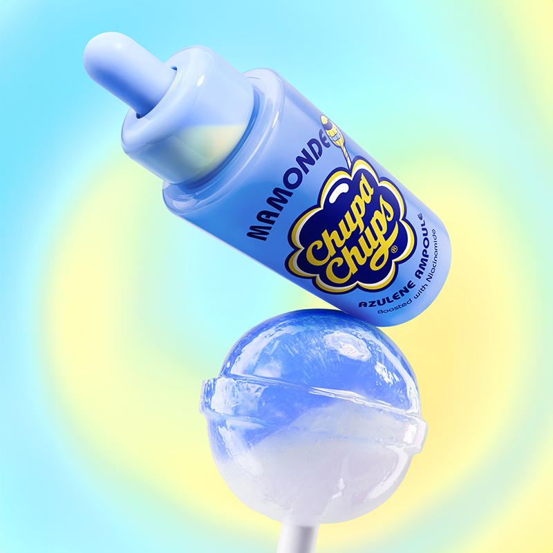 [싱글] 츄파춥스 X 카밍 샷 아줄렌 흔적 수분 앰플 50ml