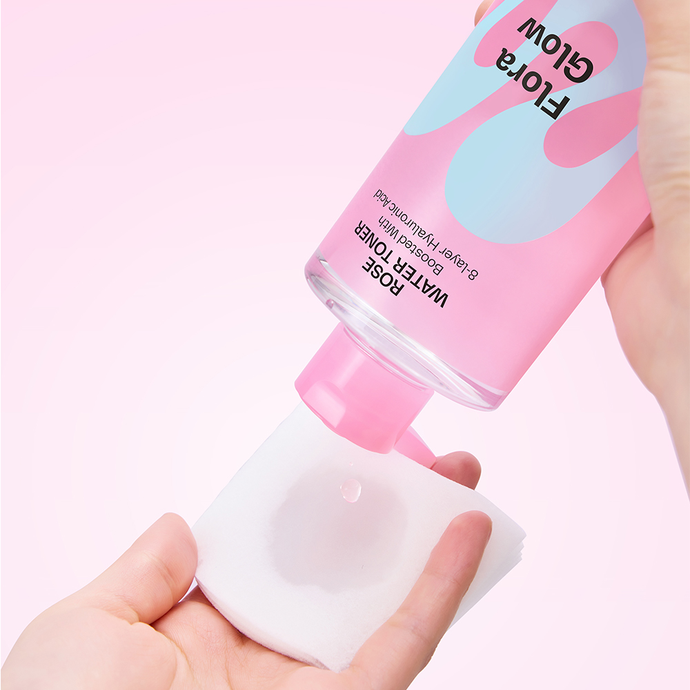 [첫구매특가] 플로라 글로우 로즈 워터 토너 300ml 상품 이미지 6
