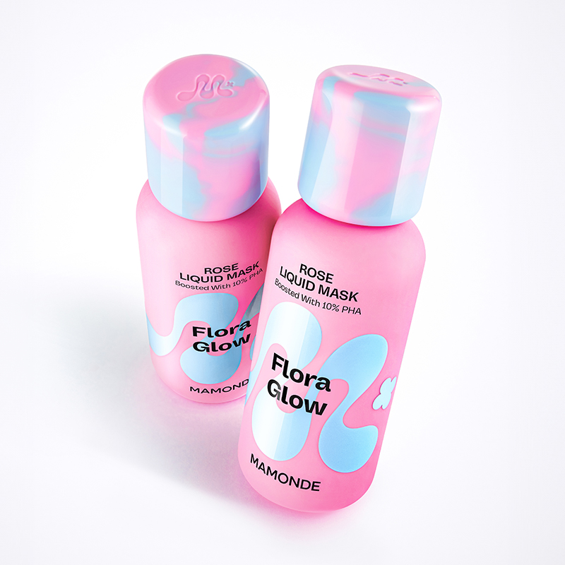 [더블] BEST 플로라글로우 로즈 리퀴드 마스크 (80ml x 2개)