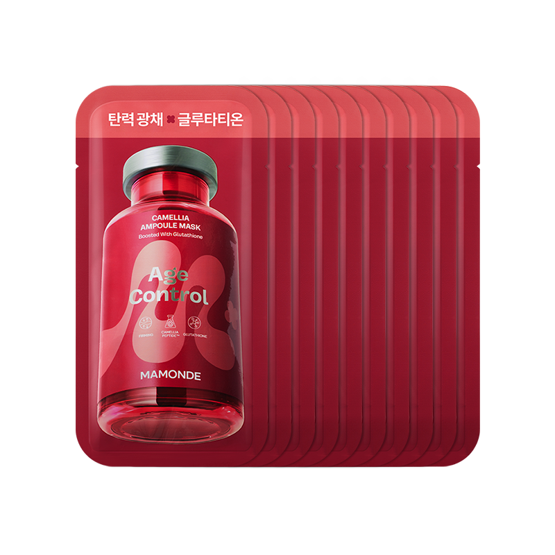 [5+5] 에이지 컨트롤 카멜리아 앰플 마스크팩