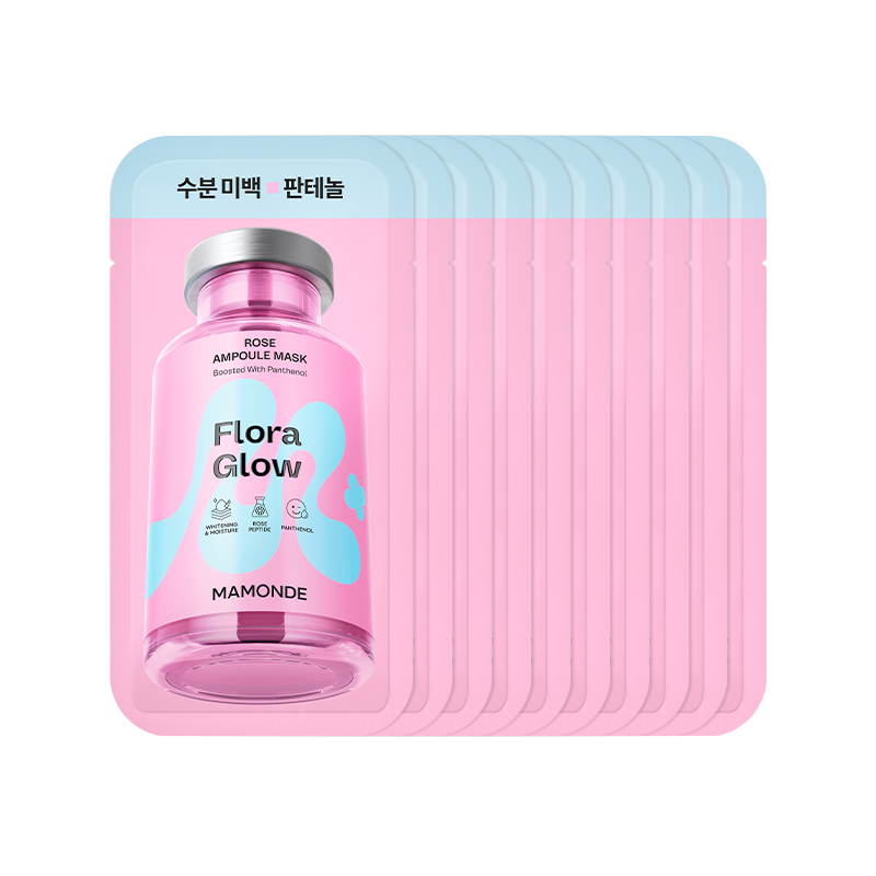 [5+5] 플로라글로우 로즈 앰플 마스크팩