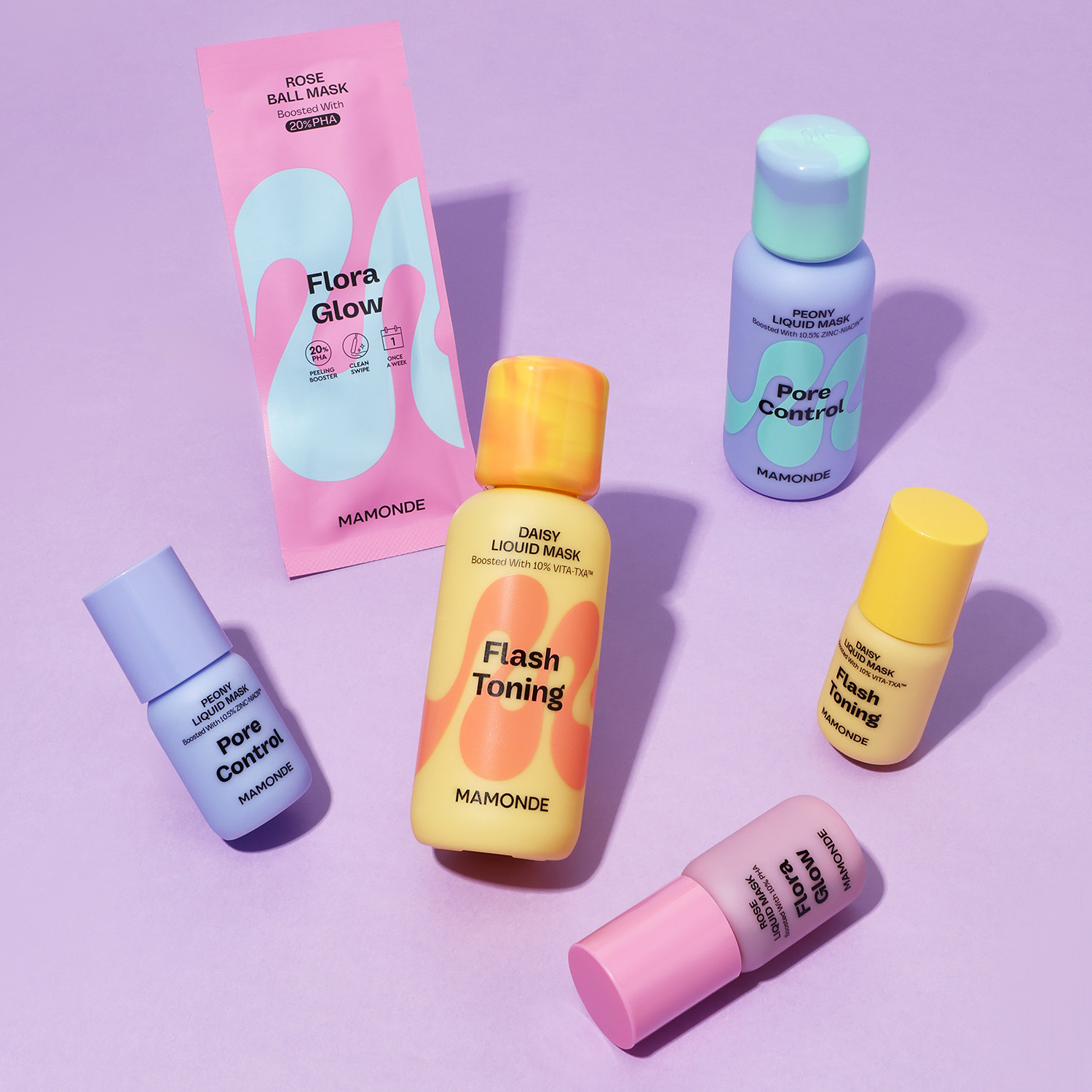 [아모레몰 ONLY] NEW 포어컨트롤 피어니 리퀴드 마스크 80ml + 데이지 리퀴드 마스크 80ml 상품 이미지 1