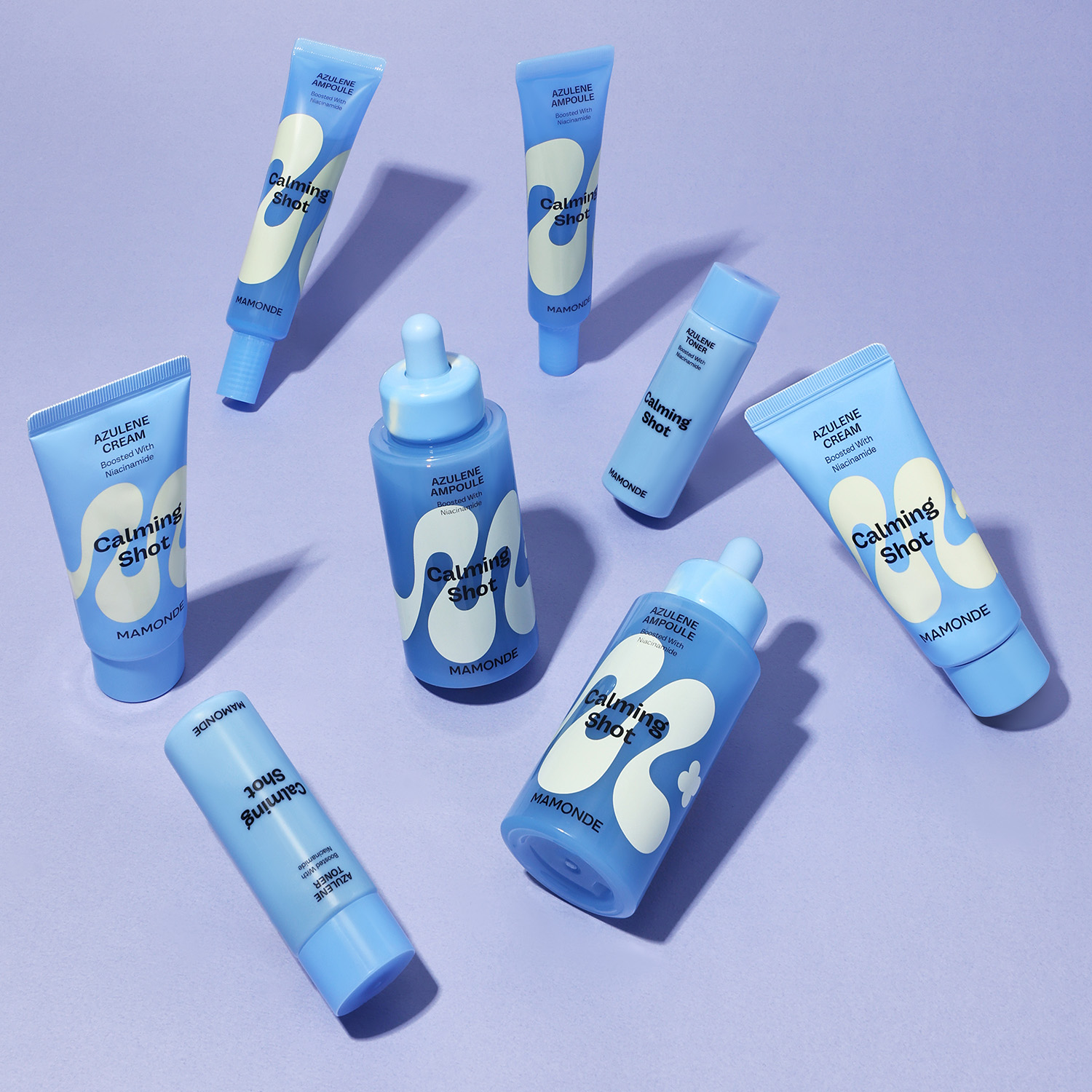 [아모레몰 ONLY] [2+1] 카밍 샷 아줄렌 흔적 수분앰플 (50ml x 2개) 상품 이미지 1