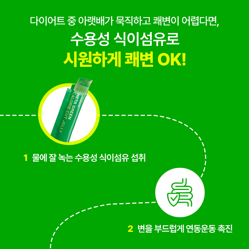 메타그린 칼로리컷 젤리(10입) 다이어트 기능성 젤리 혈당탄수화물컷 (원산지:상세설명참조) 상품 이미지 6