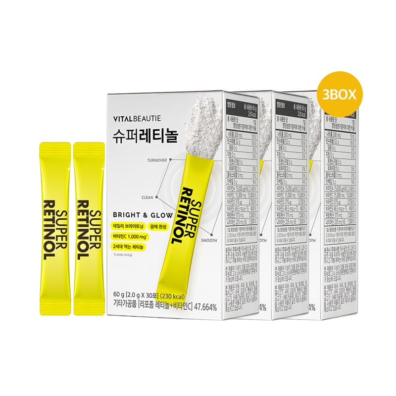 [3box] 슈퍼레티놀 30포 (원산지:상세설명참조)