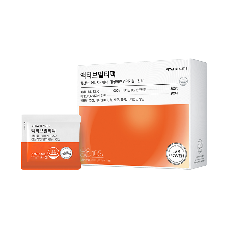 [프리미엄 라인] 액티브멀티팩 패밀리 세트 (105일) (원산지:상세설명참조)