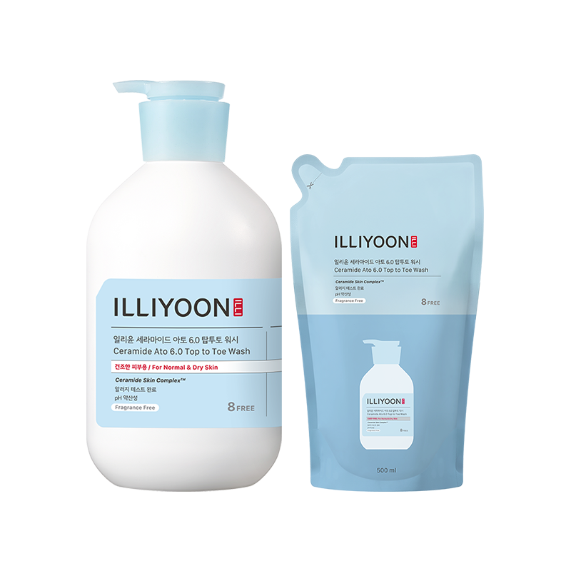[본품+리필] 세라마이드 아토 6.0 탑투토워시 (1000ml+500ml)
