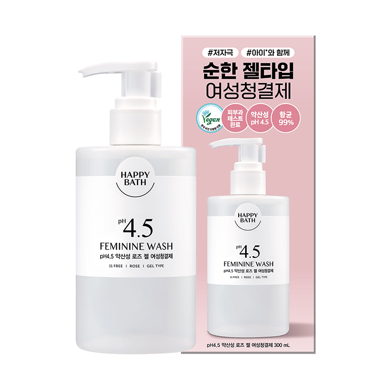 [버블/젤] PH 4.5 약산성 여성청결제 300ml 상품 이미지 5