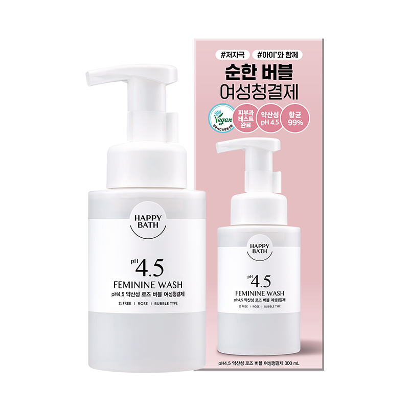 [버블/젤] PH 4.5 약산성 여성청결제 300ml 상품 이미지 7