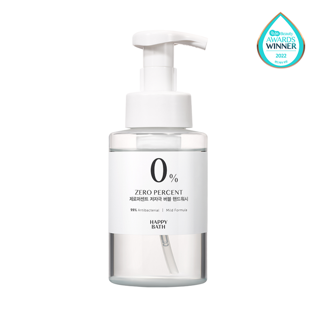 제로퍼센트 저자극 버블핸드워시 500ml 상품 이미지 1