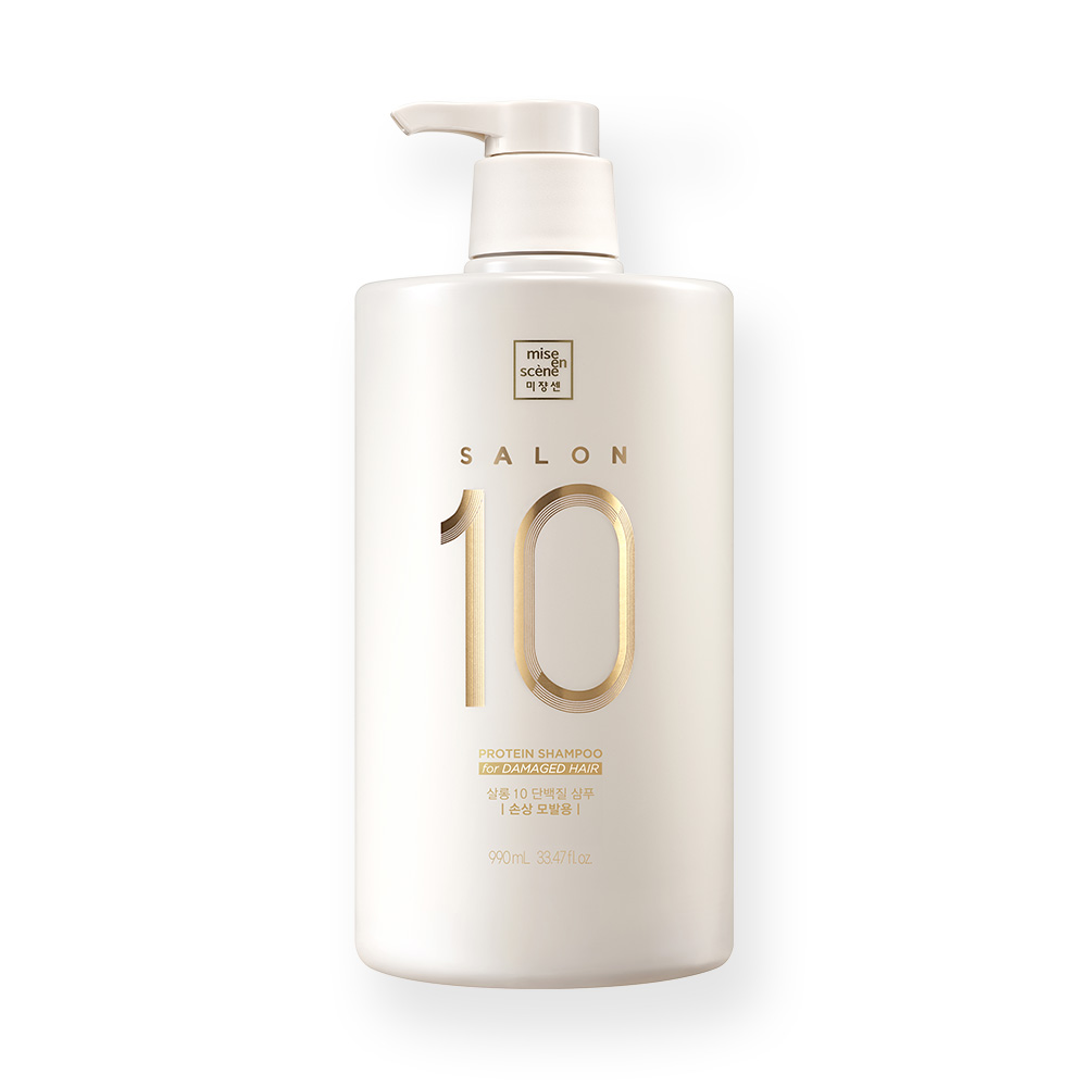[대용량] 살롱10 단백질 샴푸 (손상/극손상) 990ml 상품 이미지 4