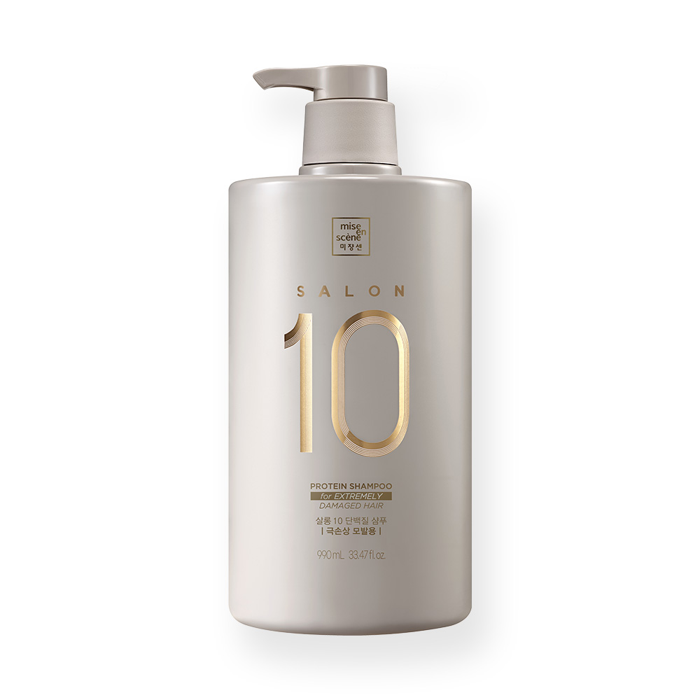 [대용량] 살롱10 단백질 샴푸 (손상/극손상) 990ml 상품 이미지 5