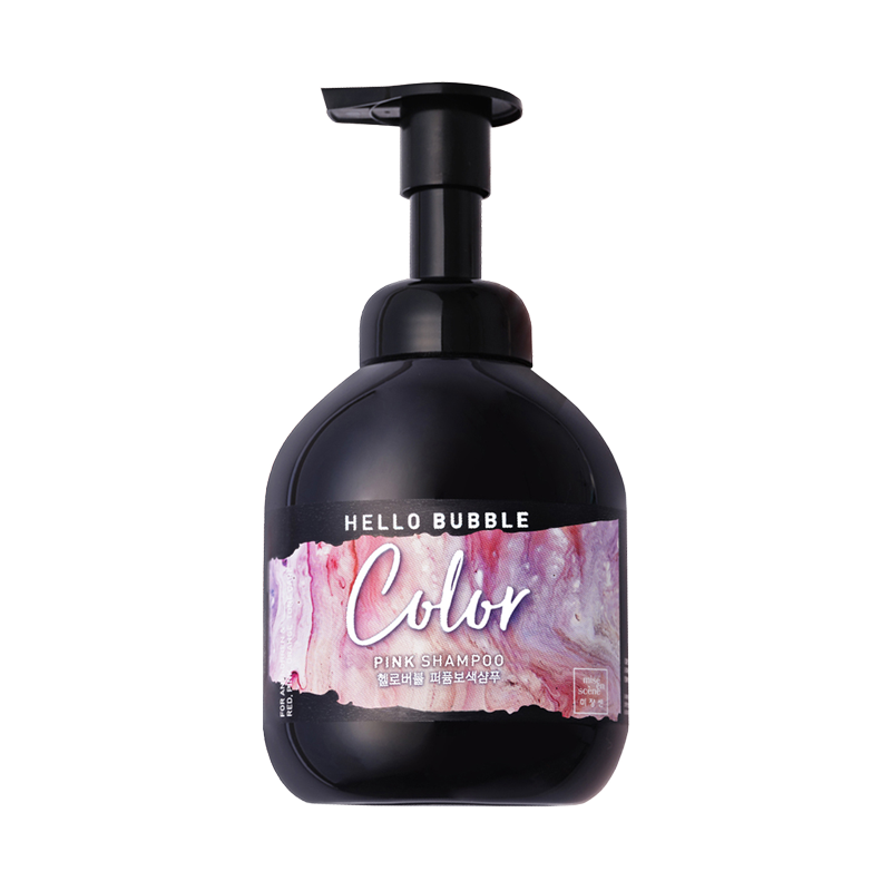 헬로버블 퍼퓸보색 핑크 샴푸 400ml