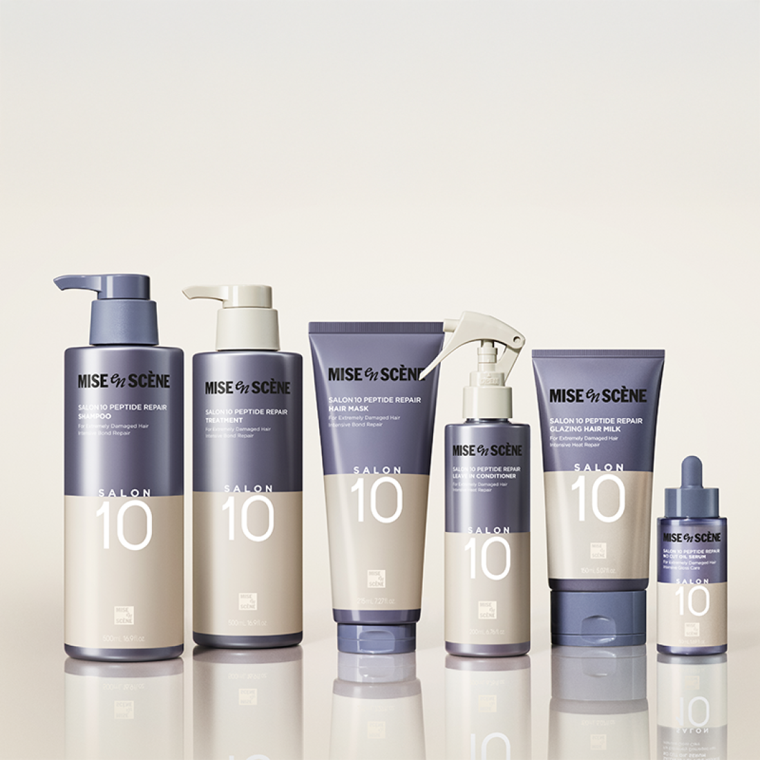 살롱10 펩타이드 리페어 샴푸 500ml 상품 이미지 2