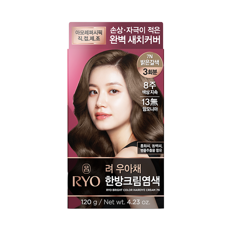 우아채 한방크림염색 120g 상품 이미지 7