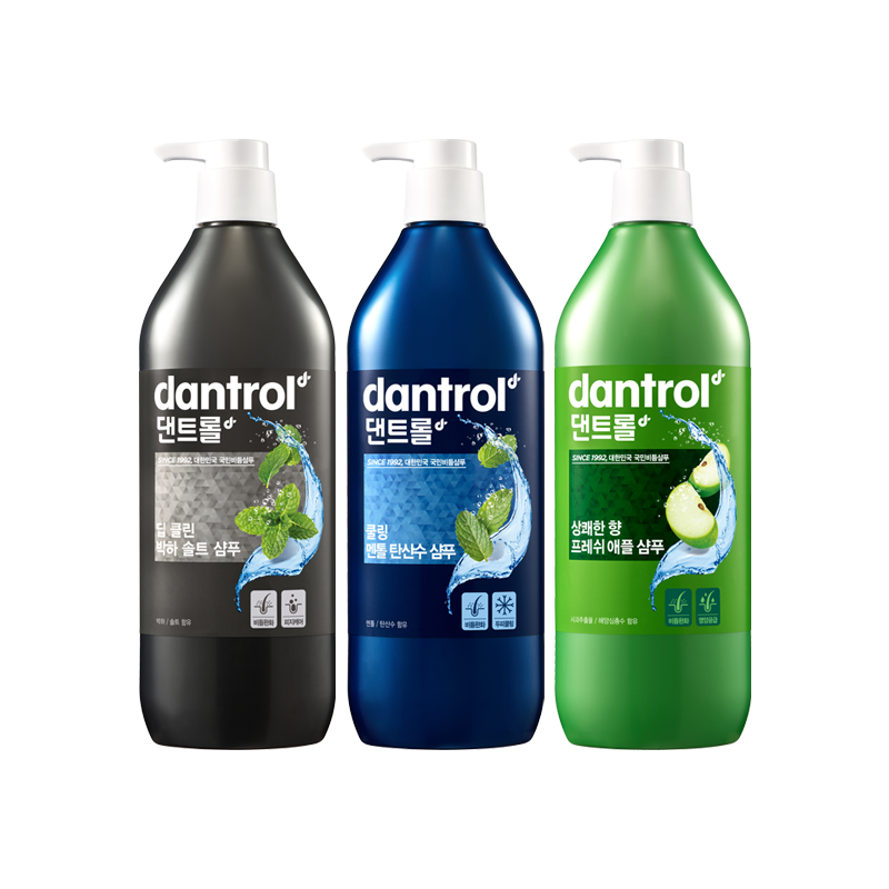 댄트롤 비듬샴푸 박하/멘톨/애플 820ml 상품 이미지 1
