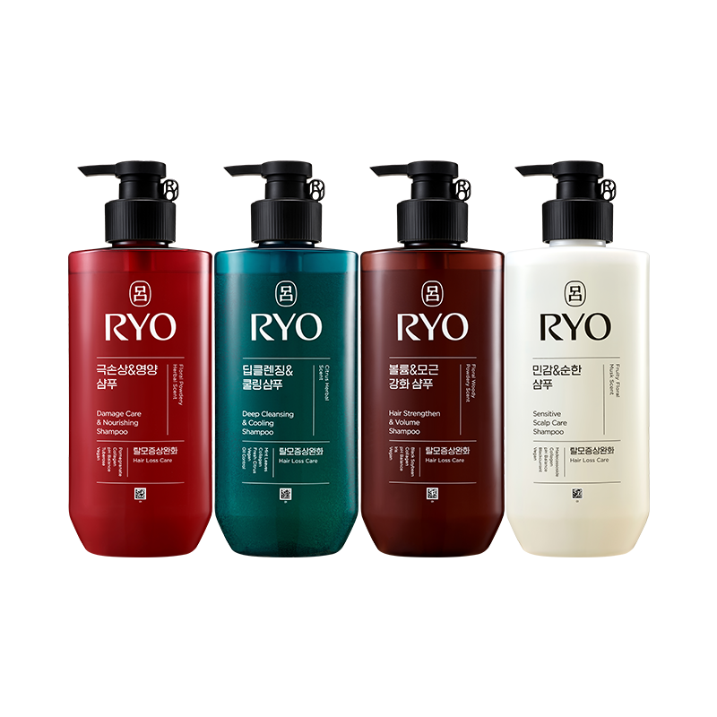 함빛/청아/흑운/민감 샴푸&컨디셔너 480ml 상품 이미지 1