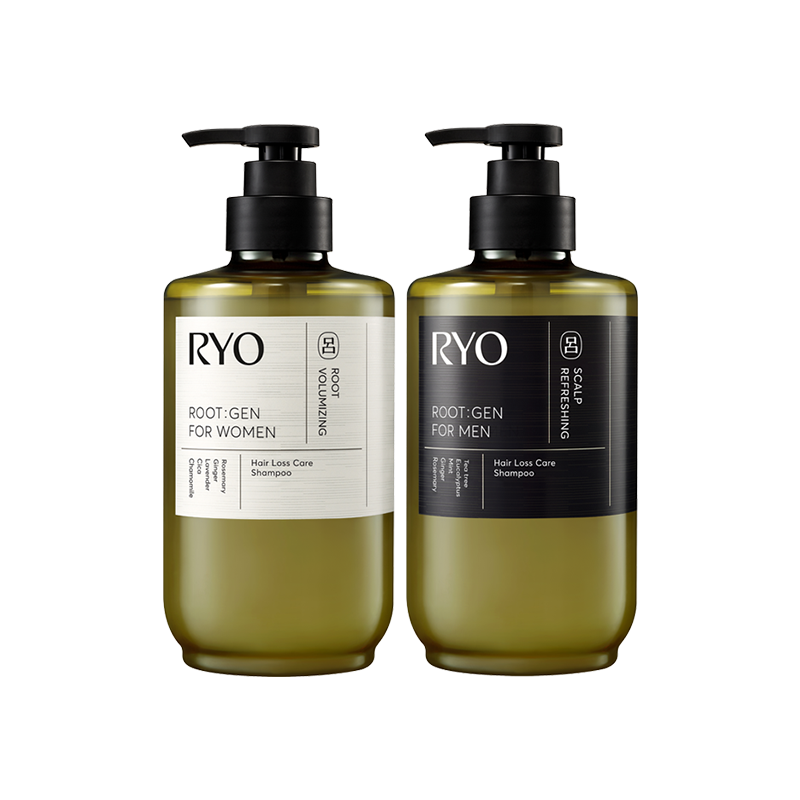 루트젠 탈모증상전문케어 여성 샴푸+남성 샴푸 (515ml/515ml) 상품 이미지 2