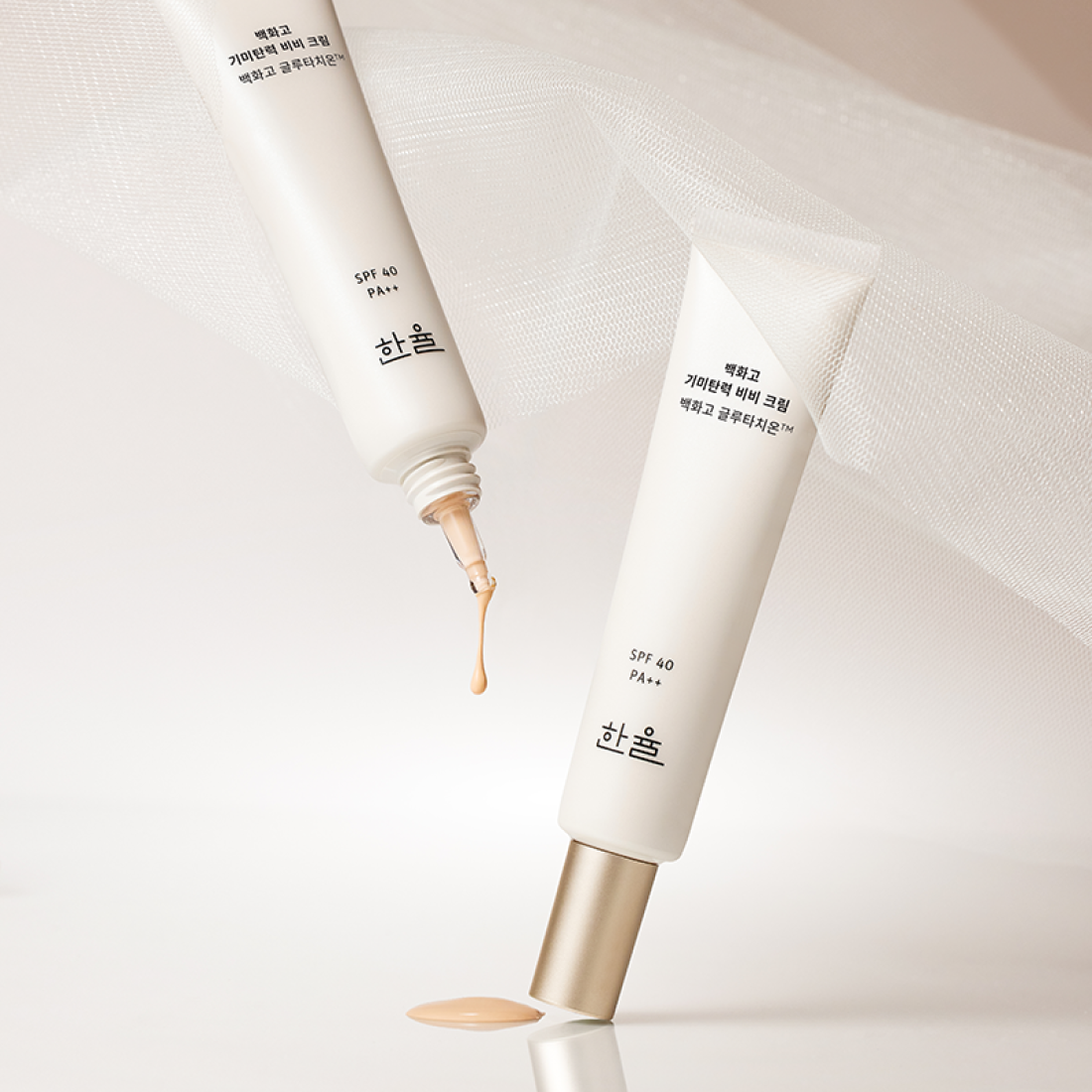 백화고 기미탄력 비비 크림 SPF40/PA++ 40ml 상품 이미지 1