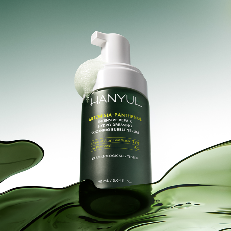쑥판텐 인텐시브 리페어 수분드레싱 진정 버블 세럼 90ml 상품 이미지 4