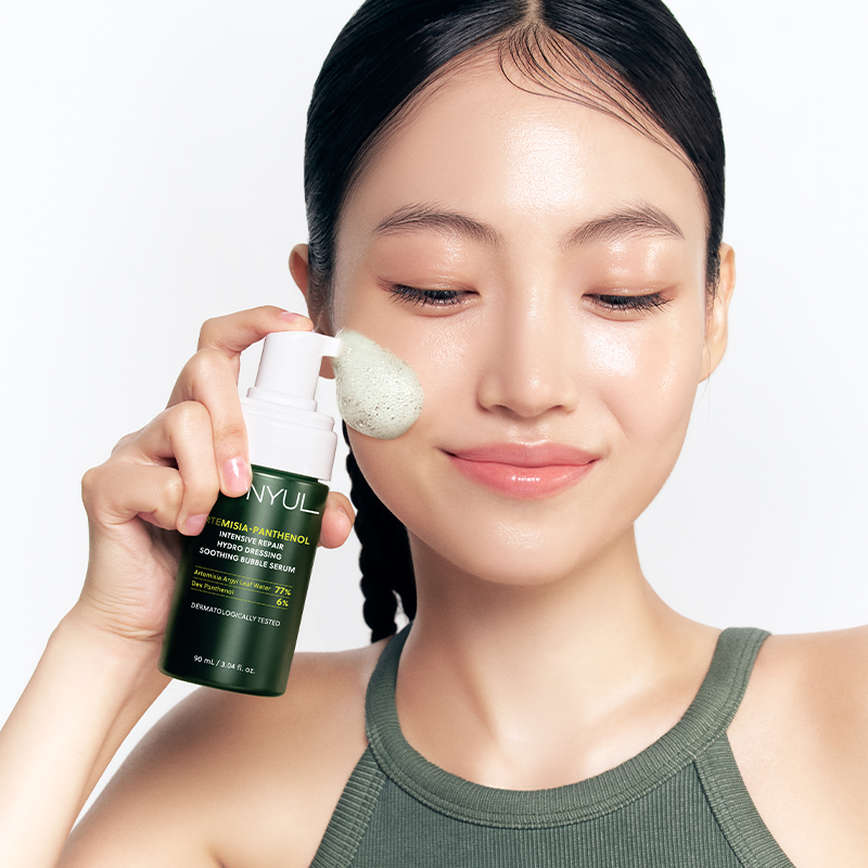 쑥판텐 인텐시브 리페어 수분드레싱 진정 버블 세럼 90ml 상품 이미지 8