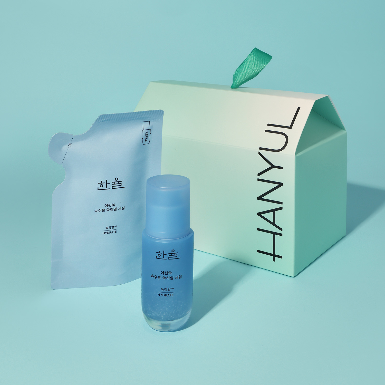 [아세페 ONLY] 어린쑥 속수분 쑥히알 세럼 기획세트 (40ml + 리필 40ml)