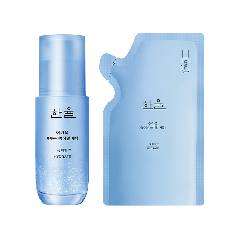 [아세페 ONLY] 어린쑥 속수분 쑥히알 세럼 기획세트 (40ml + 리필 40ml) 상품 이미지 2