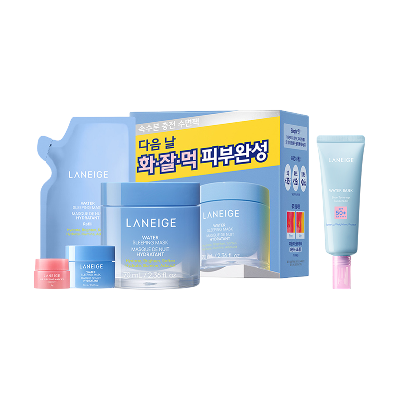 워터뱅크 블루 톤업 선크림 + 워터 슬리핑 마스크 기획세트 상품 이미지 2