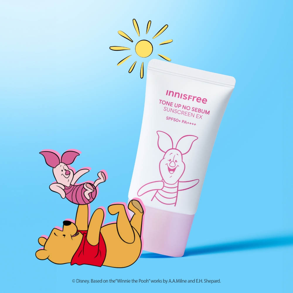 [곰돌이푸에디션] 톤업 노세범 선스크린 EX SPF50+/PA++++ 60ml