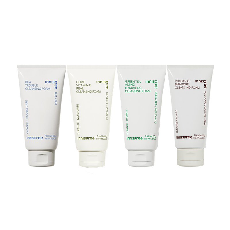 이니스프리 클렌징 폼 (그린티 아미노 수분/올리브 비타민 E 리얼/화산송이 바하 모공 클렌징폼/비자 트러블 클렌징폼/포레스트 포맨 쉐이빙 & 클렌징 폼)