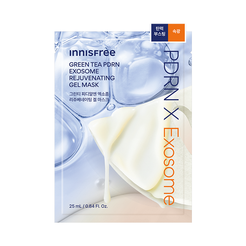 그린티 PDRN 엑소좀 리쥬베네이트팅 겔 마스크 1매