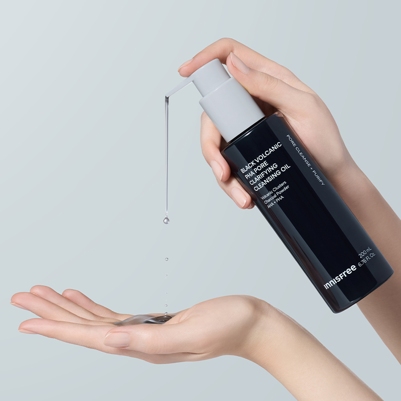 블랙 화산송이 파하 모공 클렌징 오일 200ml 상품 이미지 4