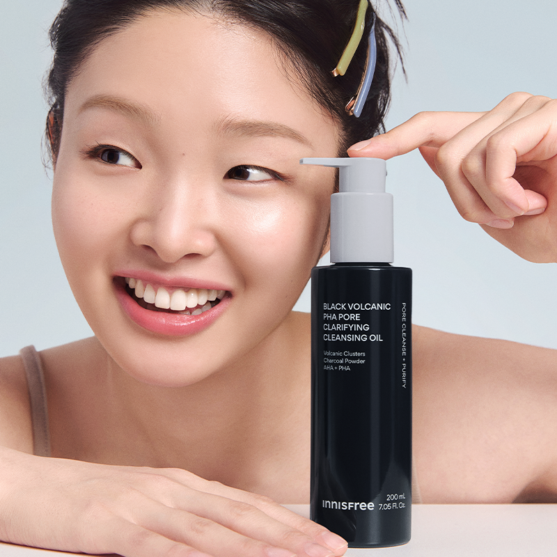 블랙 화산송이 파하 모공 클렌징 오일 200ml 상품 이미지 5