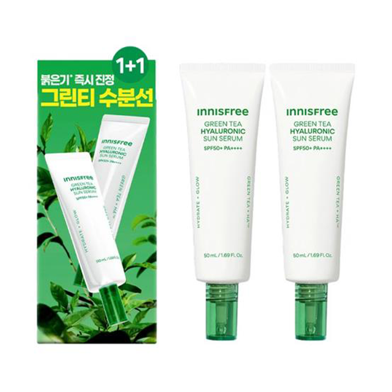 그린티 히알루론산 선 세럼 1+1 기획세트 SPF50/PA++++ (50ml + 50ml)