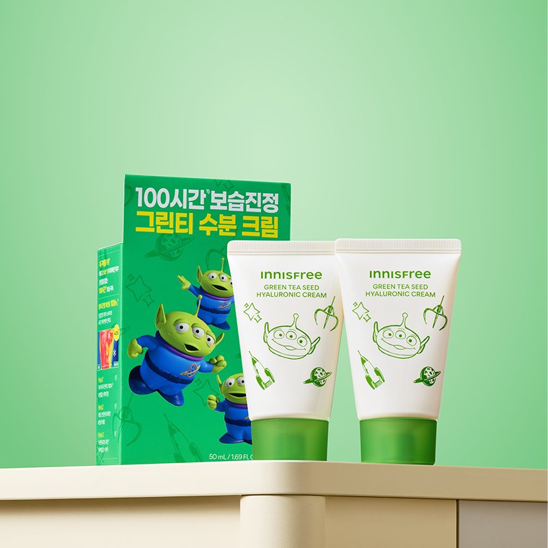 [토이 스토리 5] 그린티 히알루론산 크림 더블 기획세트 (50ml + 50ml) 상품 이미지 2