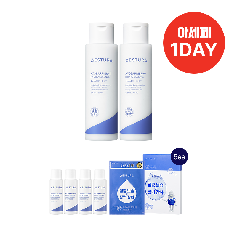 [원데이] 아토베리어365 하이드로 에센스 200ml 2입