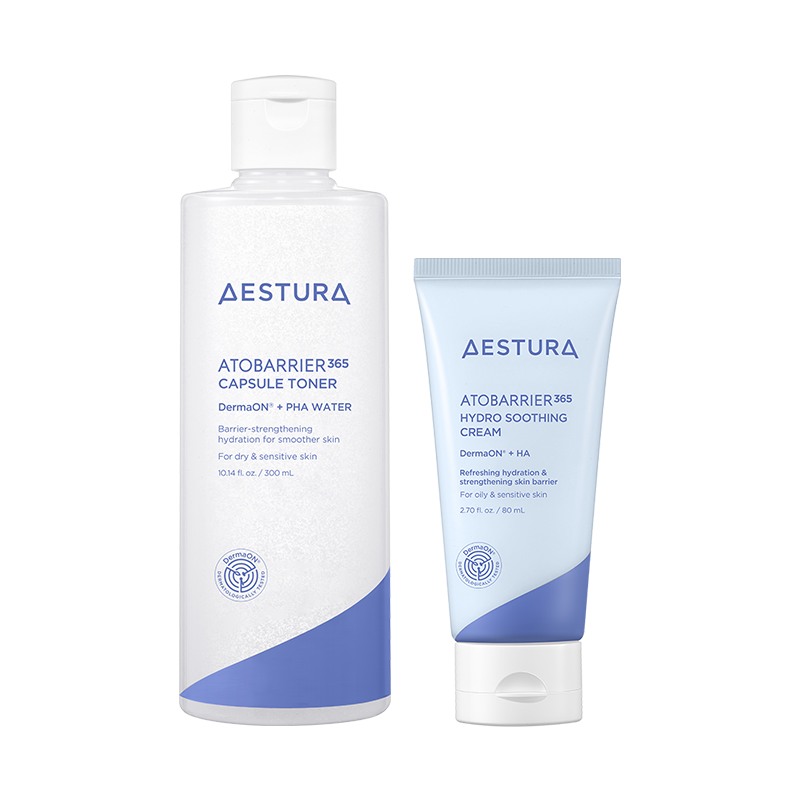 [듀오] 아토베리어365 캡슐 토너 300ml+아토베리어365 하이드로 수딩크림 80ml 상품 이미지 2