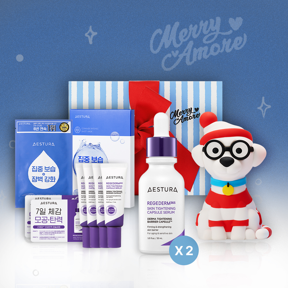 리제덤365 모공탄력 캡슐세럼 30ml*2개 + 월리 우프 무드등