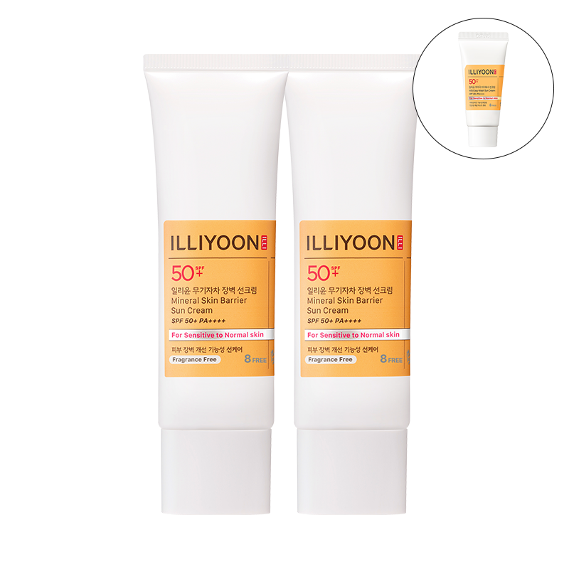 [2입] 무기자차 장벽 선크림 SPF50+/PA++++ (50mlx2)