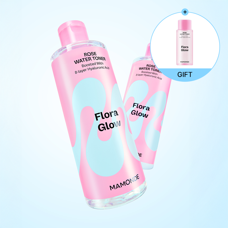 [더블] 플로라글로우 로즈 워터 토너 (300ml x 2개)