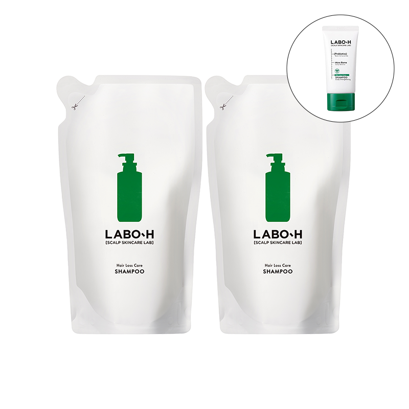 [2입] 두피강화클리닉 샴푸 탈모증상완화 리필팩 (400mlx2)
